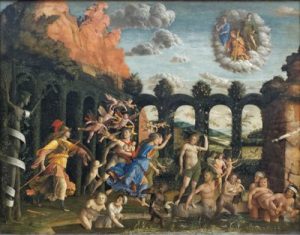 Minerve_chassant_les_Vices_du_jardin_des_Vertus,_Mantegna_(Louvre_INV_371)_02
