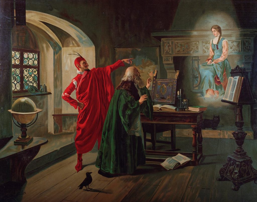 Fabio_Cipolla_-_Marguerite_Faust_and_Mephisto_Scene_from_Faust_by_Charles_Gounod_(1818-1893)_c19_-_(MeisterDrucke-603617)